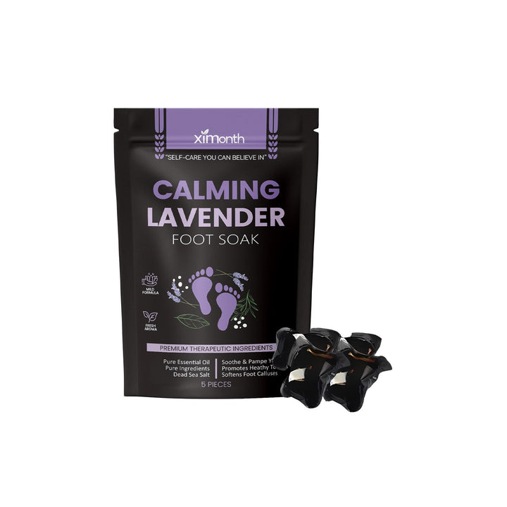 Lavender Foot Soak Capsules for Tired, Rough Feet