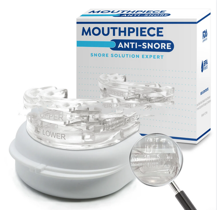 Anti-Snore Mouthpiece — Adjustable, Custom Fit for Better