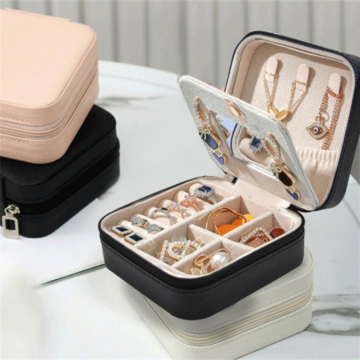 Travel Leather Jewelry Box — Tangle-Free Organization