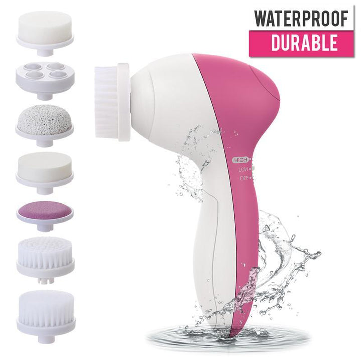 Facial Cleansing Brush With 7 Interchangeable Heads
