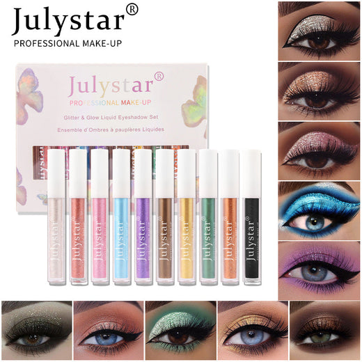 Liquid Glitter Eyeshadow Set for Vivid, Bold Eye Looks