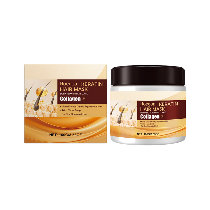 Keratin Hair Mask for Smooth, Shiny, Manageable Hair