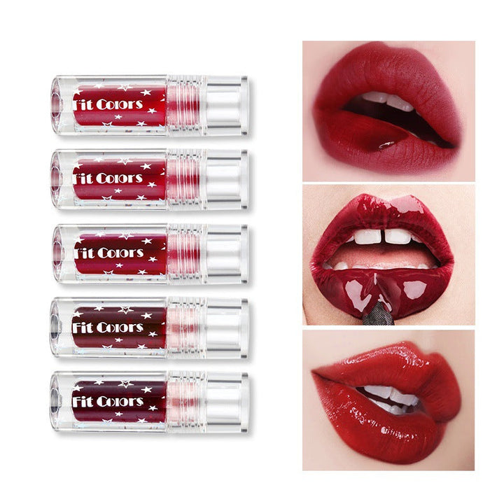 Liquid Lip Dye Set: Five Bold Shades For Easy Touch-Ups