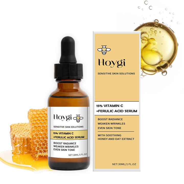 Vitamin C Honey Serum with Ferulic Acid for Radiance