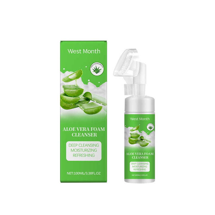 Aloe Vera Foam Cleanser for Oily, Combination Skin