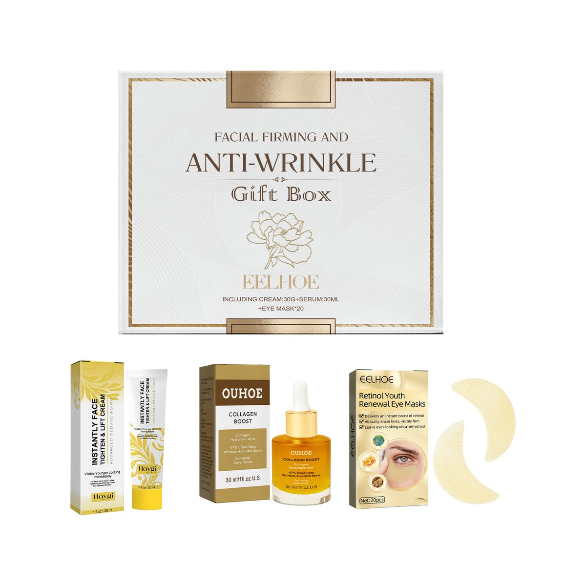 Facial Skincare Gift Set for Firmer, Brighter Skin