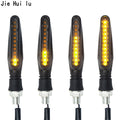 Motorcycle LED Turn Signals — Flowing Water Effect, IP68