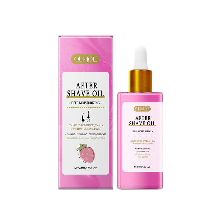 Strawberry Aftershave Oil for Razor Burn & Dry Skin