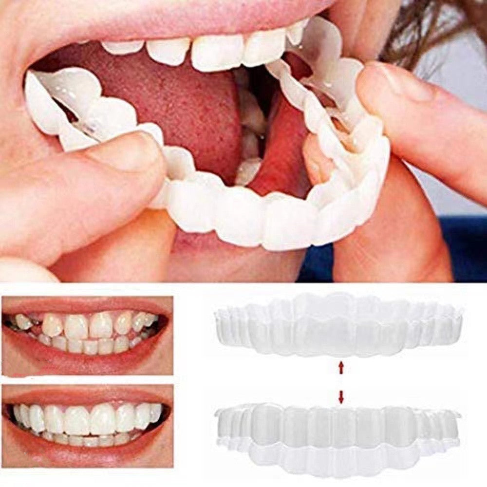 Costume Dental Braces — Realistic Fake Teeth, Upper & Lower
