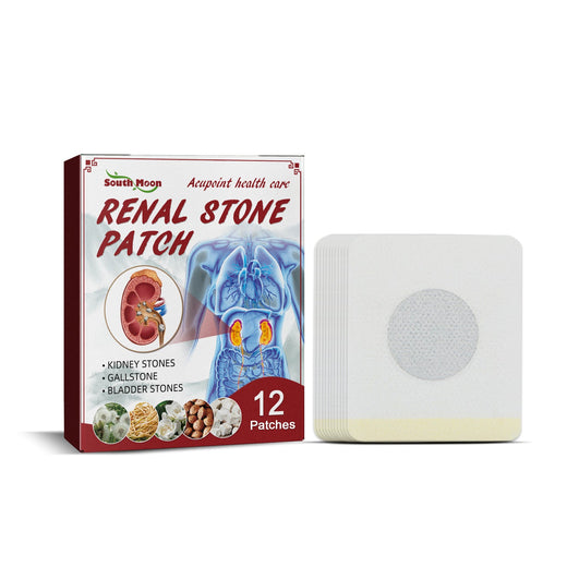 Herbal Kidney Stone Relief Patch — 12 Breathable Acupoint Patches
