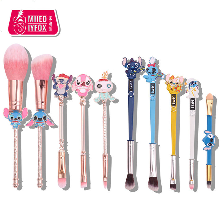 Stitch Makeup Brush Set for Soft, Easy Everyday Blending