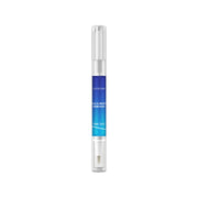 Single blue and cyan gradient pen with clear brush applicator on white background