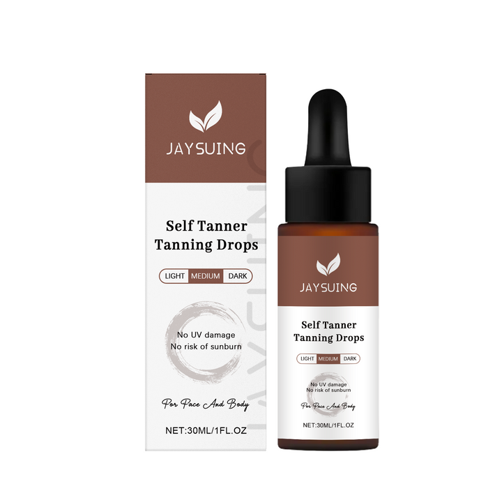 Self-Tanning Drops for a Sunless Bronze Glow