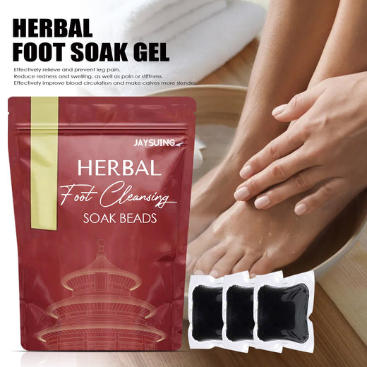 Herbal Foot Soak Beads for Tired, Stiff Feet at Home