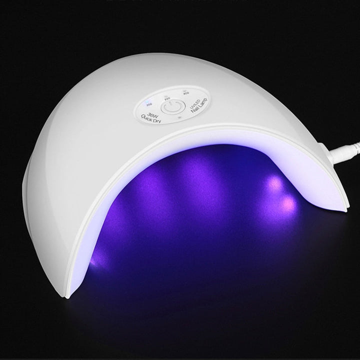 36W UV LED Nail Dryer — Salon Gel Manicure in Minutes