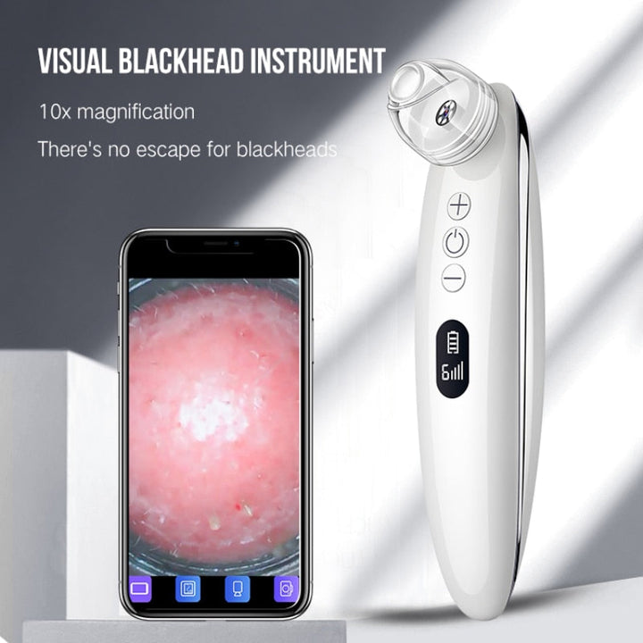 Electric Blackhead Remover with 10x Camera — Visible Pore