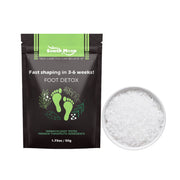 South Moon Foot Detox packaging and product in ceramic bowl showing crystalline white salt texture