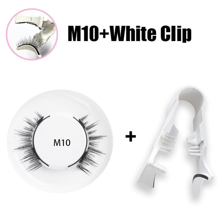 Magnetic False Eyelashes — Natural Thick & Long Look, No Glue