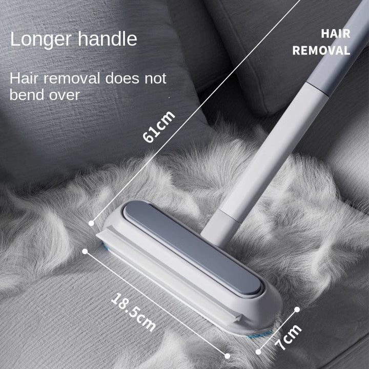 Pet Hair Remover Tool — No-Bend 61cm Long Handle