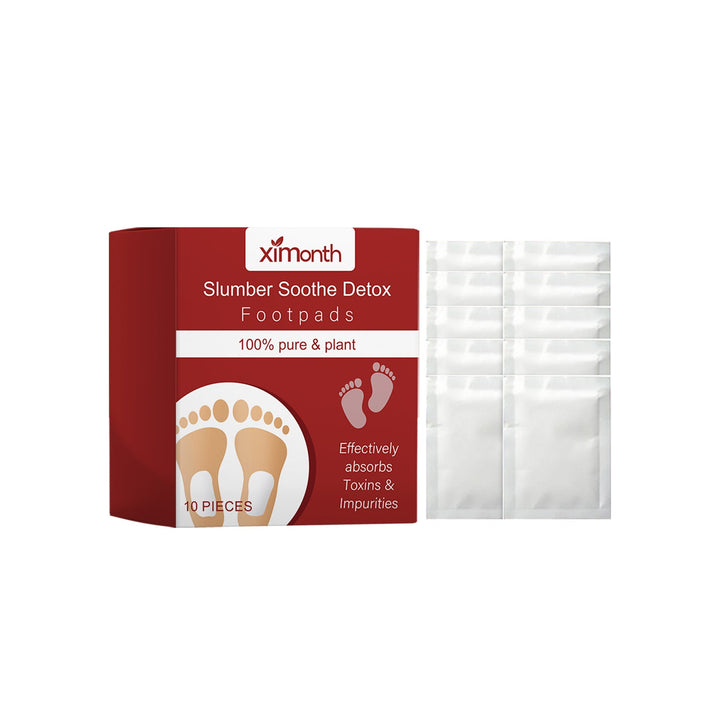 Bamboo Charcoal Foot Patches for Deep Sleep & Detox
