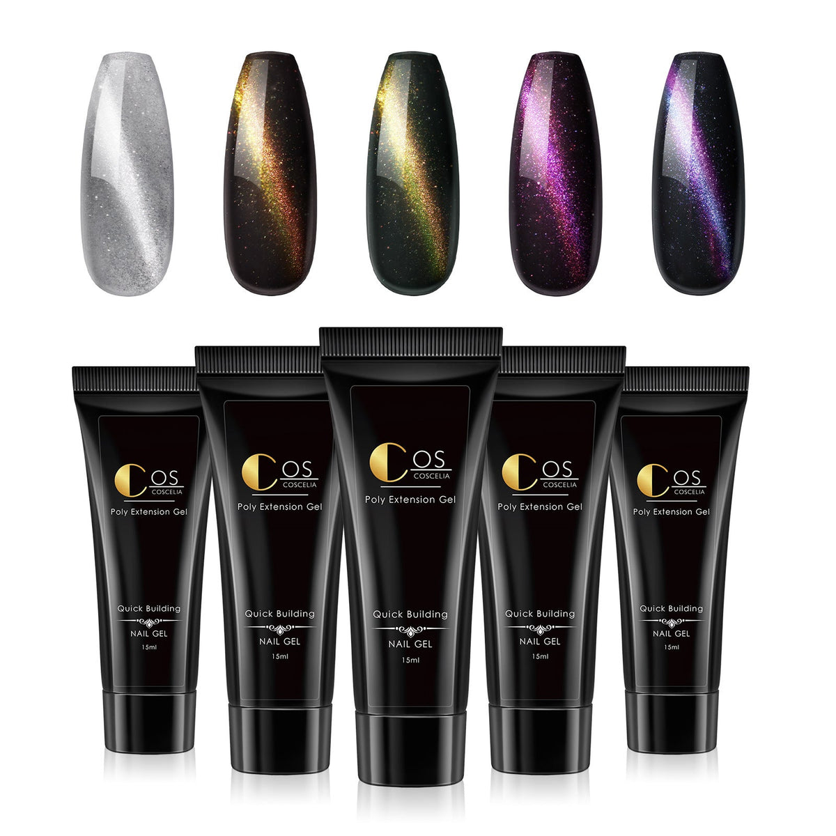 Painless Fast Crystal Extension Glue Cat Eye Manicure Photot