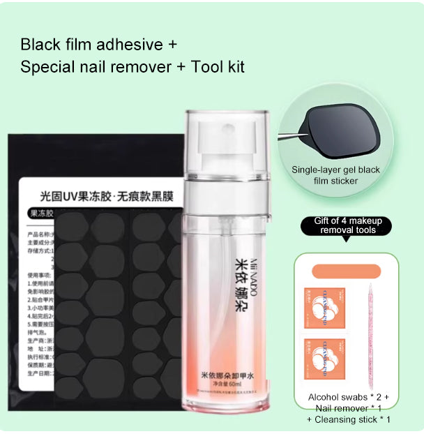 UV Nail Glue Gel — Dual Adhesive for Seamless Press-On