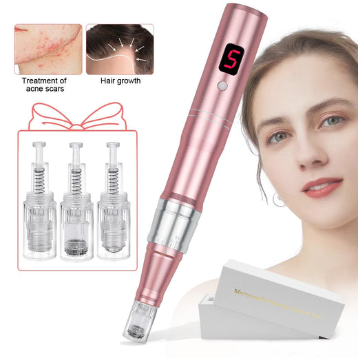 Microneedling Pen — Reduce Acne Scars & Fine Lines at Home