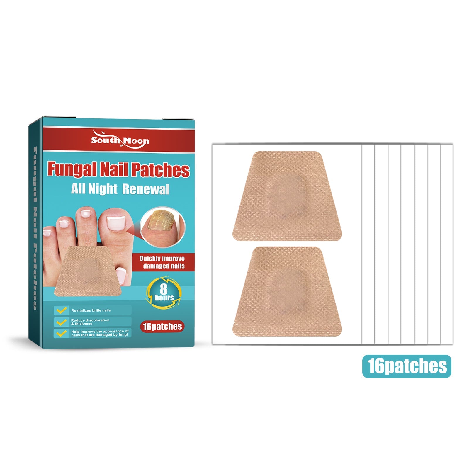 Infographic explaining causes of nail fungus infection with 6 lifestyle scenarios