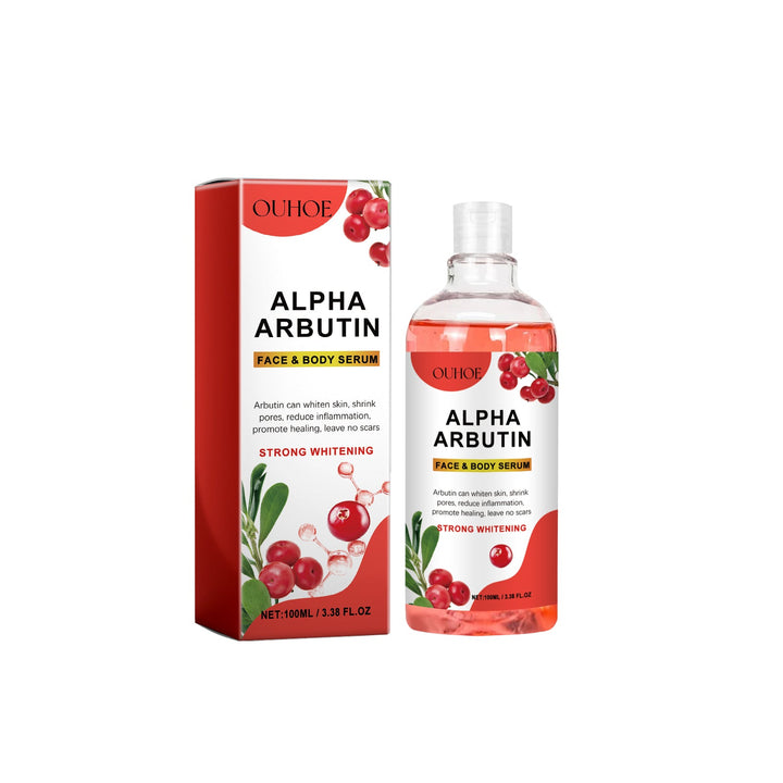 Alpha-Arbutin Serum for Dark Spots, Face & Body Tone