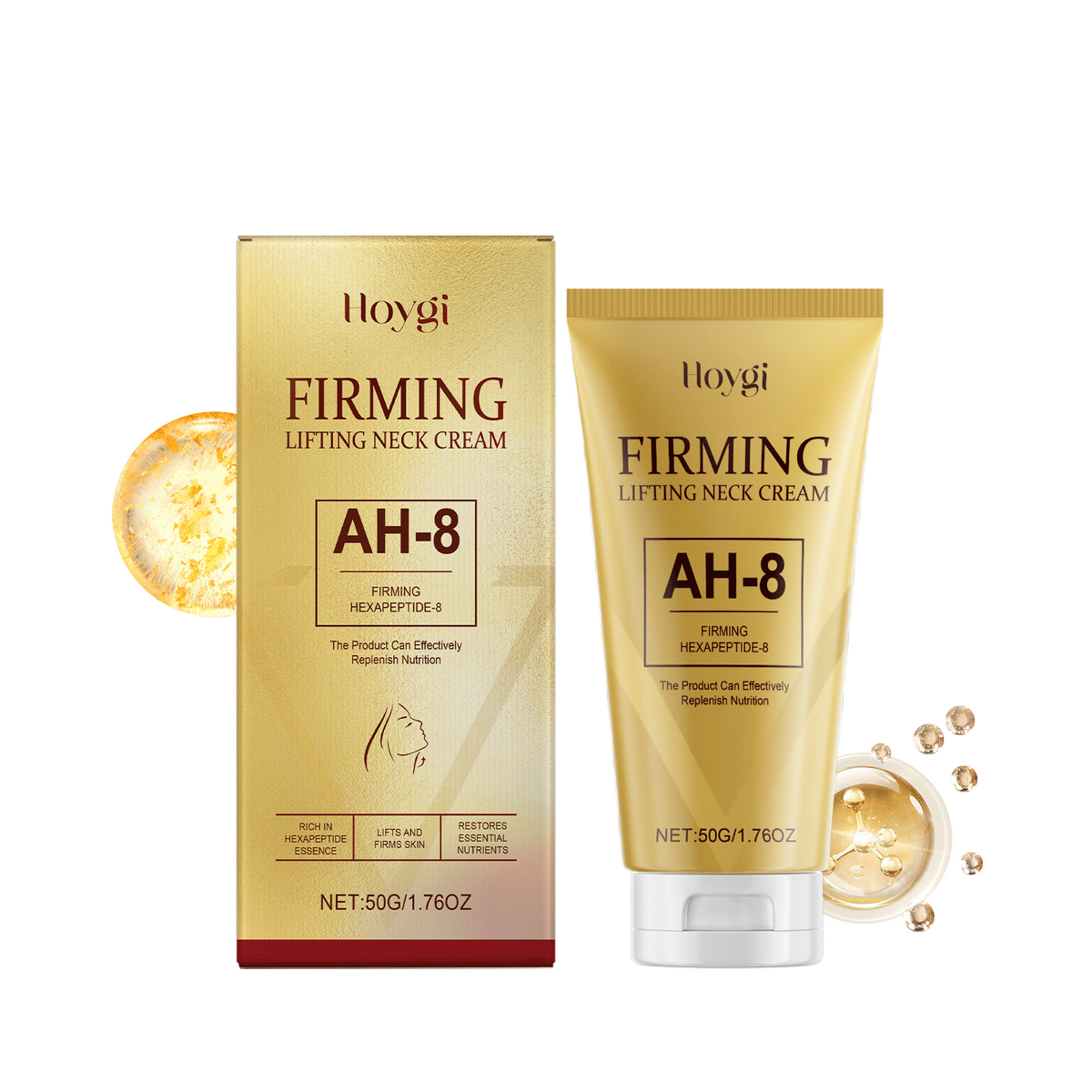 Hoygi Neck Cream With AH-8 Peptide For Firmer Skin