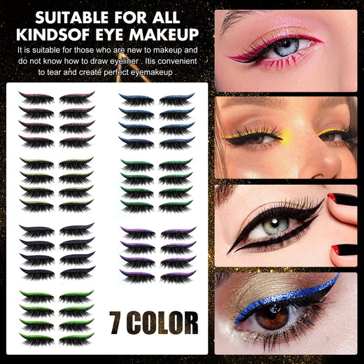 Self-Adhesive Eyeliner Stickers for Fast Glitter Looks