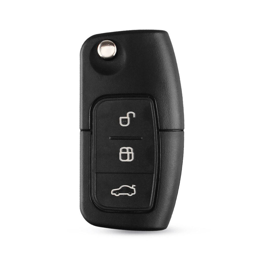 Ford 3-Button Flip Key Shell — for Focus Mondeo Fiesta