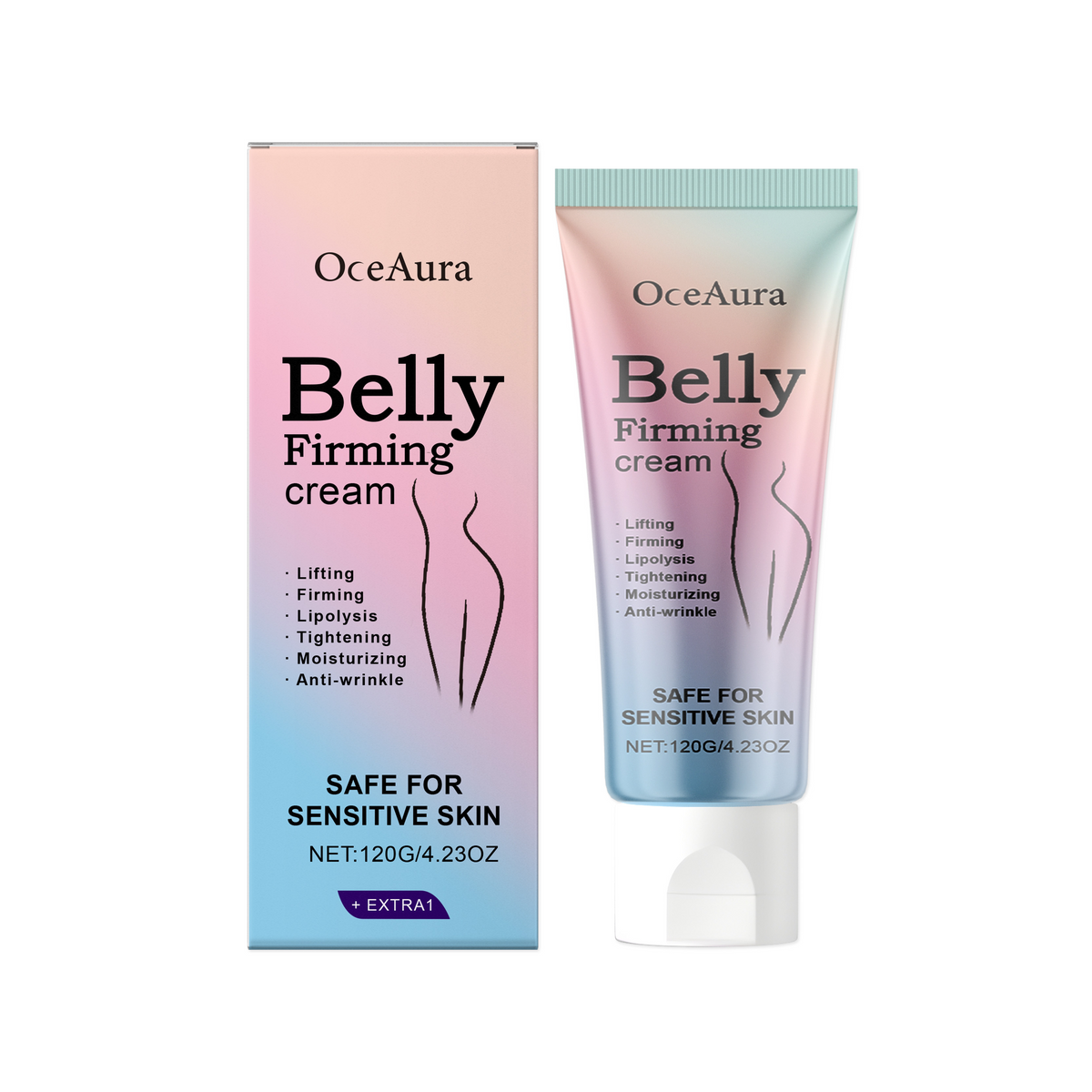 OceAura Belly Firming Cream for Loose Skin After Baby