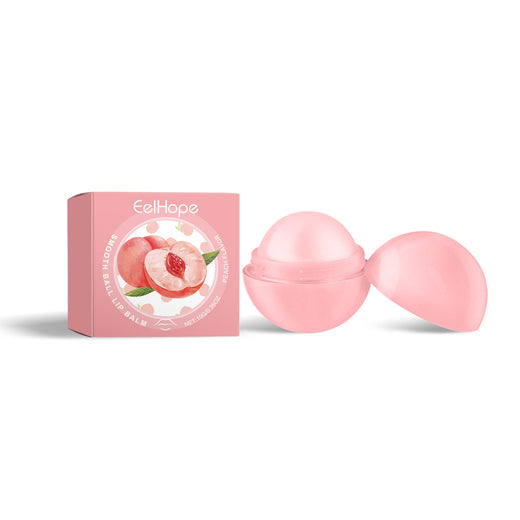 Peach Lip Balm Sphere Duo — Soft Cracked-Free Lips