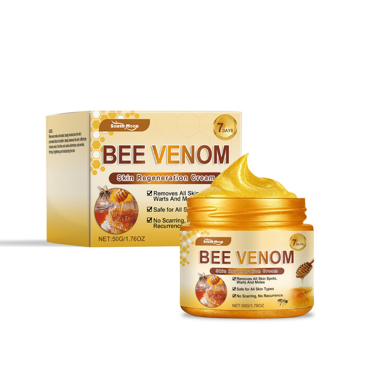 Bee Venom Face Cream for Brightening & Smooth Skin
