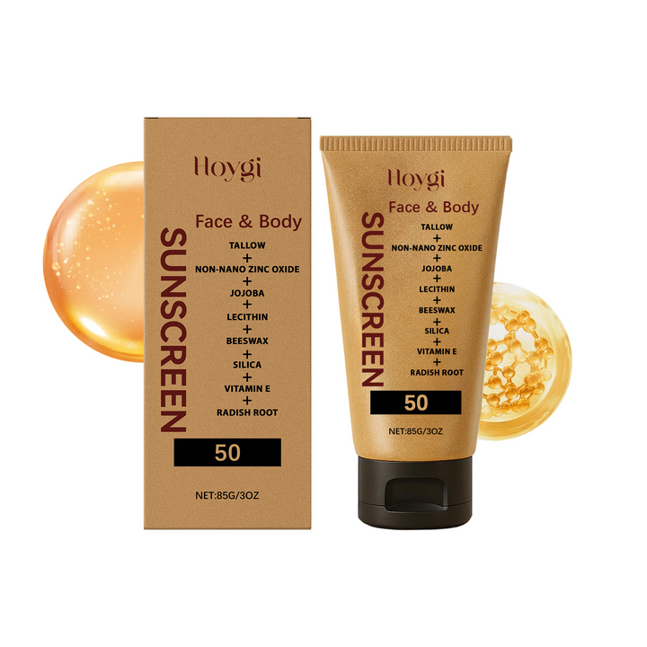 SPF 50 Mineral Sunscreen Cream Non-Greasy Under Makeup