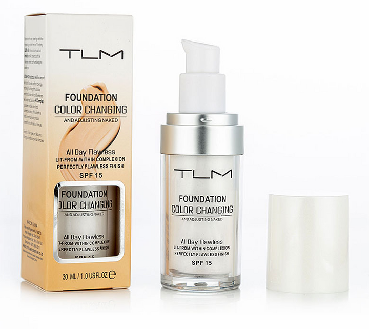 Color Changing Liquid Foundation for Easy Matching