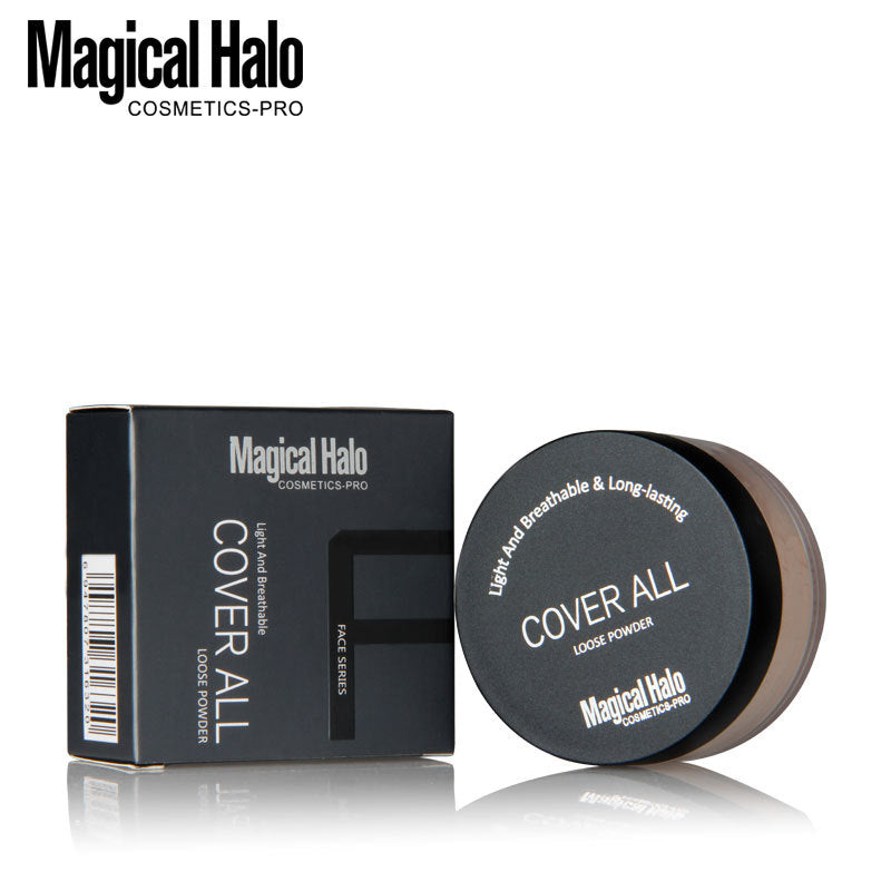Three-Color Loose Setting Powder for Lasting Makeup