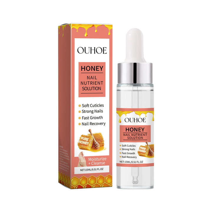 Honey Nail Oil for Dry Cracked Cuticles & Weak Nails