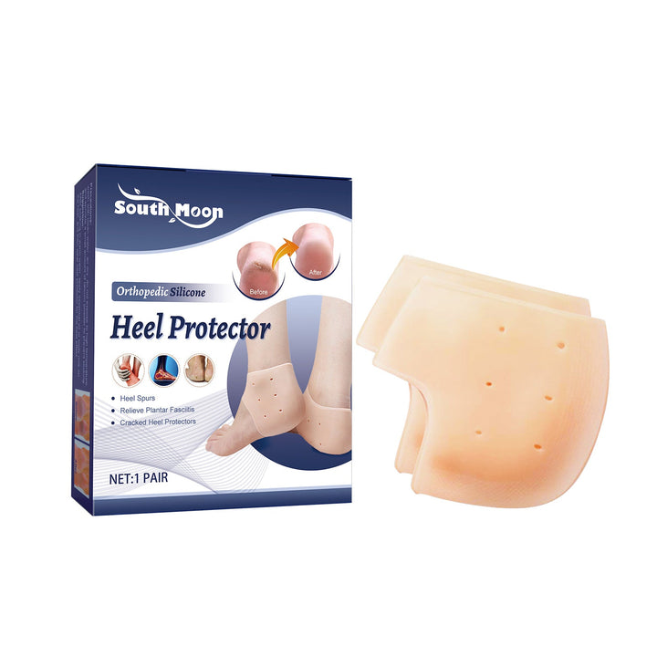 Silicone Heel Protectors for Cracked Heel Pain Relief