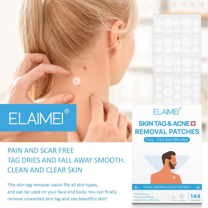 Skin Tag Removal Patches — Pain-Free, Clear Skin in 12 Hours