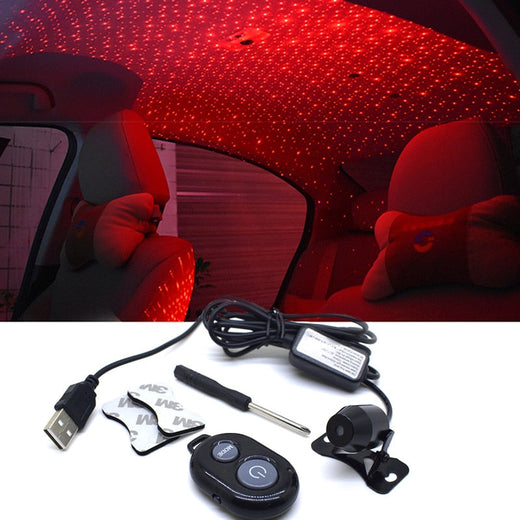 Car Light Projector: Voice‑Activated Starry Sky & RGB Laser