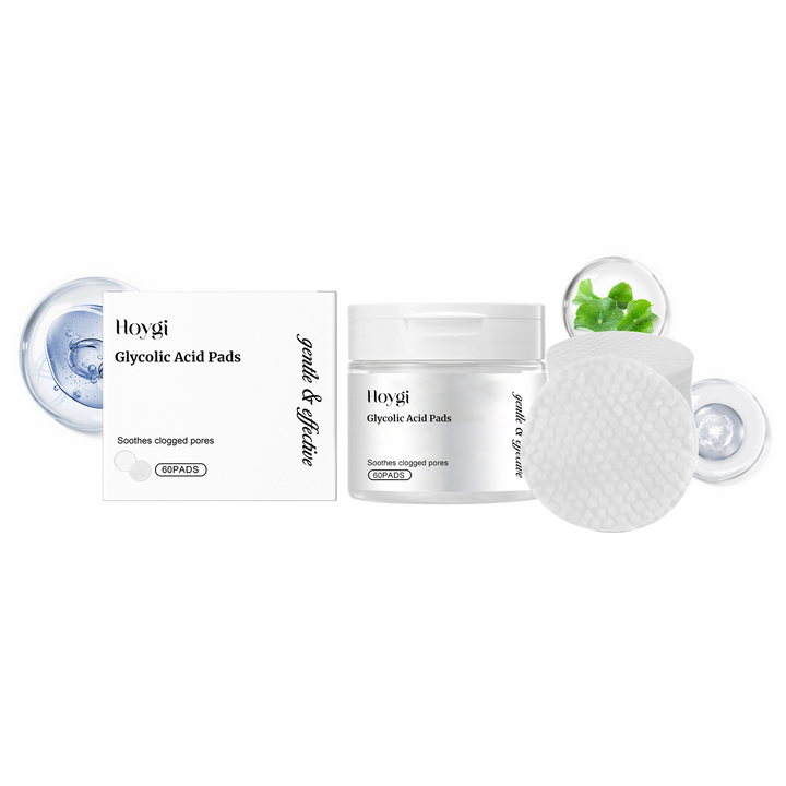 Glycolic Acid Exfoliating Pads for Clogged Pores & Texture