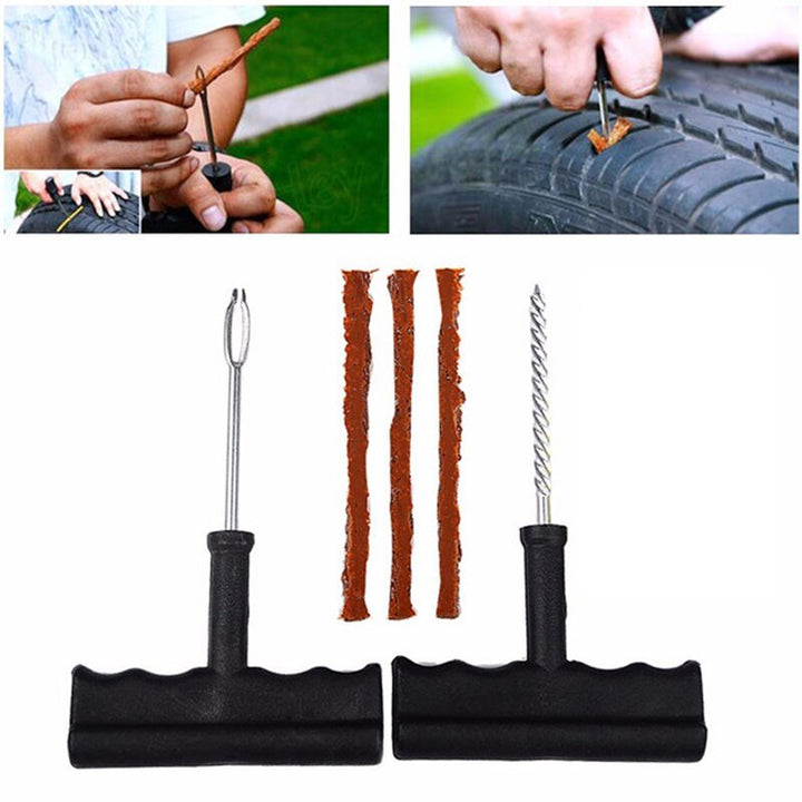 Tubeless Tire Repair Kit — Fast Puncture Plug for Car