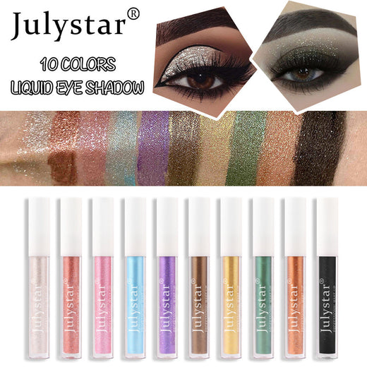 Liquid Eyeshadow Makeup for Sparkling Colorful Looks