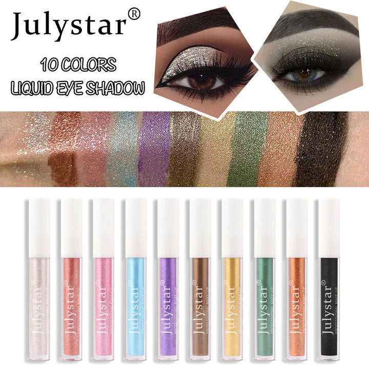 Liquid Eyeshadow Makeup for Sparkling Colorful Looks