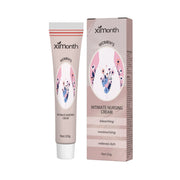 Ximonth Women's Intimate Nursing Cream tube and box packaging displayed side-by-side against white background