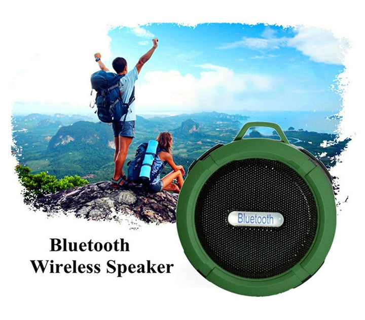 Portable Waterproof Bluetooth Speaker — Outdoor Bass Sound