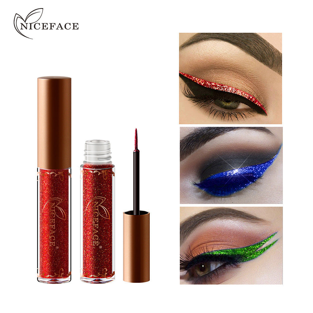 Metallic Liquid Eyeliner for High-Shine Color Looks