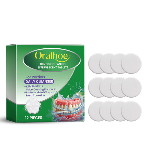 Denture Cleaning Tablets — <em>Fresh</em>, Gentle Stain